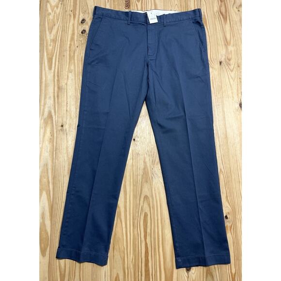 J.Crew Mens 38x32 Navy Blue Mercantile Flex Straight Leg Chino Pants NWT - Picture 1 of 7